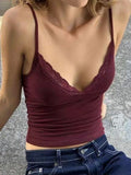 Trim V-neck Cami Top DJPT