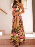 Halter Neck Maxi Cami Dress DJPT