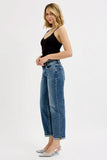 Full Size Low Rise Crop Boyfriend Jeans Plus Size DJPT