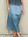 Size Sleeveless Gradient Tank Midi Dress Plus Size DJPT
