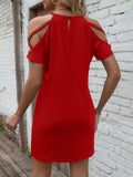 Shoulder Mini Dress DJPT