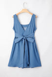 Neck Sleeveless Mini Dress DJPT