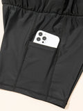 Waisted Drawstring Swim Shorts DJPT