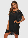 V-Neck Short Sleeve Cover-Up DJPT
