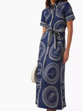 Maxi Shirt Dress with Belt DJPT