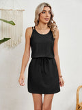 Scoop Neck Sleeveless Dress DJPT