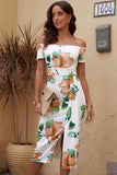 Off-Shoulder Split Dress DJPT