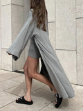 Shorts and Open Front Cardigan Three Piece Set DJPT