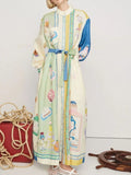 Button Up Maxi Shirt Dress DJPT