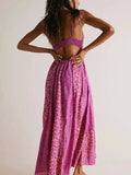 V-Neck Maxi Cami Dress DJPT