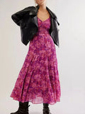 Sweetheart Neck Puff Sleeve Maxi Dress DJPT