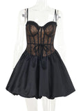 Neck Lace Dress and Cover Up Set DJPT