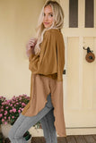 Texture Round Neck Long Sleeve Blouse DJPT