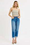 Full Size High Rise Boyfriend Fit Ankle Jeans Plus SIze DJPT