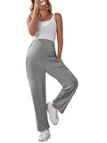Solid Color Pockets Over The Belly Comfy Loose Wide Leg Cozy Casual Daily Trousers Maternity Yoga Workout Pants Maternity