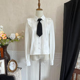 Law College Wind Original JK Uniform Cloak Shirt Short Dress Dress Set 6652