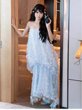 Dress Female Super Fairy Sling Dress Bride Wedding Morning Dress Light Wedding Wedding Dress Welcome Toast