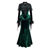 Teased Original Dark Forest Lolita Girl Lolita Top Fishtail Dress Daily Cute Set 7178