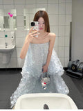 Dress Female Super Fairy Sling Dress Bride Wedding Morning Dress Light Wedding Wedding Dress Welcome Toast