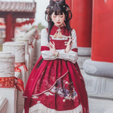 Design 20 New Mountain River Roll Lolita Dress Print Cute Set 6280