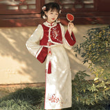 Design Spring Dawn Chinese Wind Improvement Han Element Vest Cheongsam Women's Suit 8896