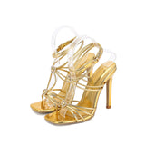 Head Show With Diamond Buckle Roman Word With Sandals Lazada Women Sandals High Quality Shoes