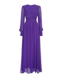 Spring And Summer Fashion Sexy Deep V Collar Silk Silky Swash Generous Temperament Dress Dress