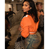 Long Sleeves Short Button Baseball Uniform Summer New Fashion Hottie Jacket Woman DJPT