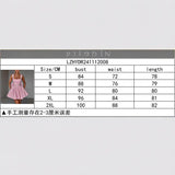 Women's New Sexy U-Neck Bow Bright A-Skirt HZ0628