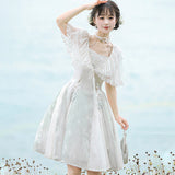 Design Qinghe Hanfu Female Chinese Style Improvement Daily Chinese Elements Two-Piece Set 8647