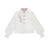 To The Tulip Chinese Style To Improve The Chinese Elements Of Women's Clothing Dress Outerwear Suit 7013