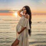 Women Chiffon Dress Skirt Pregnant Women Take Pictures Of Flowing Chiffon Skirt Maternity