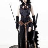 Teased Original Shadow Lolita Female Lolita Belt Shawl Sleeve Dress Shorts Set 7185