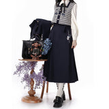 Swallow Planet Chinese Style Improve The Chinese Element Of Women's Coat Vest Shirt Half Skirt Set 6954