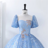 New Wedding Dress Student Art Exam Performance Vocal Beauty Solo Banquet Piano Performance Annual Puffy Skirt