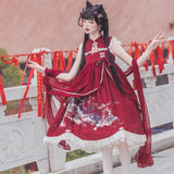 Design 20 New Mountain River Roll Lolita Dress Print Cute Set 6280