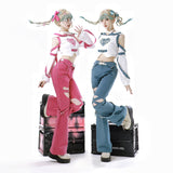 Teased Gemini Radio Lolita Girl Lolita T-Coat Pants Set 7046