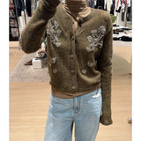 South Oil Heavy Industry Glid Light Long Sleeve Knit Shirt 24 Autumn And Winter Gentle Set Long-Sleeved Coat