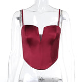 Spring 2025 New Vest Temperament Sexy Hottie Sling Sling Sling Woman DJPT