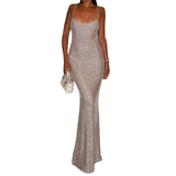 Design Flash Temperament Sling Dress Woman Fashion Sexy Body Dress Dress DJPT