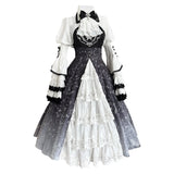 Teased Original Boned Magic Lolita Female Lolita Blouse Sling Skirt Daily Suit 7089