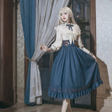 Teased Original Nameless Lament Lolita Girl Lolita Shawl Shawl Half Dress Daily Sweet Suit 7174