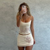 Autumn 2025 New Women's Fashioned Casual Stable Stable Diamond Suspension Suspension Set DJPT