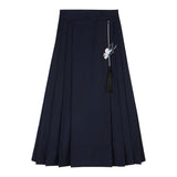 Swallow Planet Chinese Style Improve The Chinese Element Of Women's Coat Vest Shirt Half Skirt Set 6954