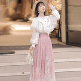 To The Tulip Chinese Style To Improve The Chinese Elements Of Women's Clothing Dress Outerwear Suit 7013