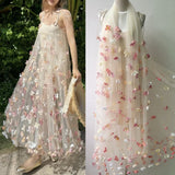 Fairy Three-Dimensional Flower Hanging Dress Gentle Beauty Wedding Dress