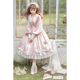 Design New Love Letter OP Long-Sleeved Skirt Fresh Cute Lolita Sweet Soft Sister Dress 6435
