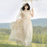 Design To The Metral Lolita Women's Sling Skirt Everyday Cute Lolita Sweet Dress 7139