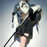 Teased Original Narrative Poem Lolita Cloak Maar Shirt Shorts Daily Set 7184