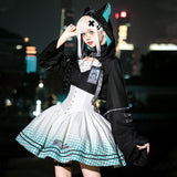 Teased Original Electronic Cat Cat Lolita Female Lolita Coat Dress Everyday Cute Suit 7231